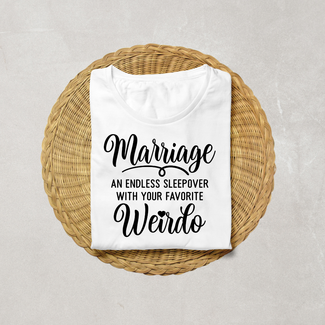 MARRIAGE AN ENDLESS SLEEPOVER
