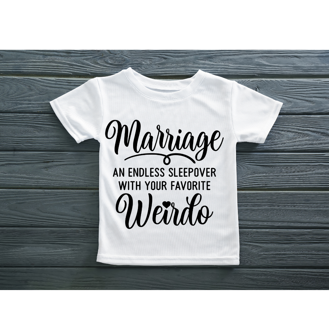 MARRIAGE AN ENDLESS SLEEPOVER